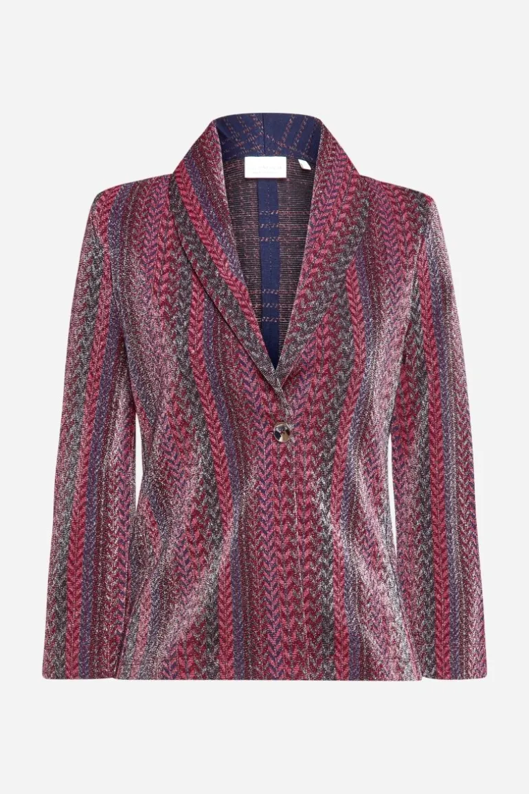 Blazer Mit Glitzereffekt