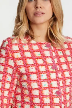 Bouclé-Jacke