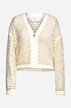 Cardigan Mit Perlmuttknopf