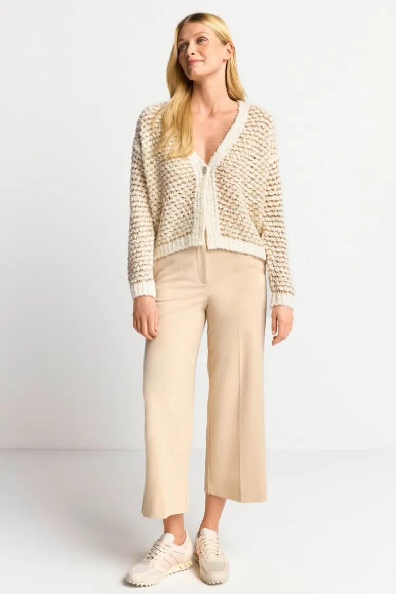 Cardigan Mit Perlmuttknopf
