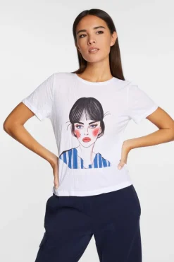 Crinkle-T-Shirt