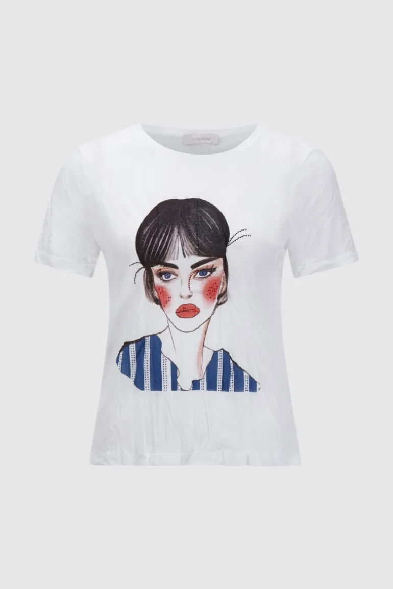 Crinkle-T-Shirt