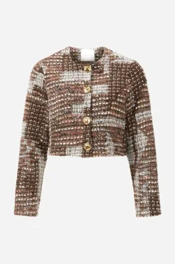 Kurze Bouclé-Jacke