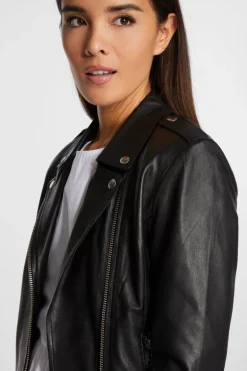 Lederjacke