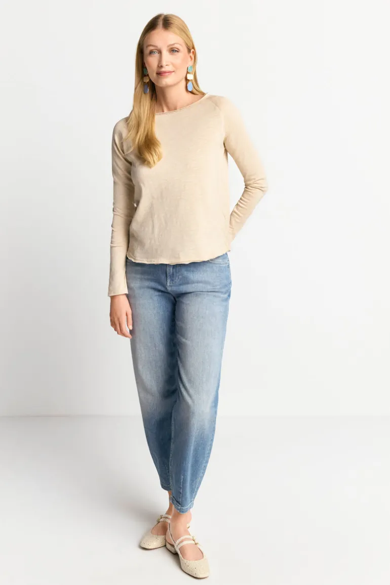 Longsleeve Aus Baumwolle