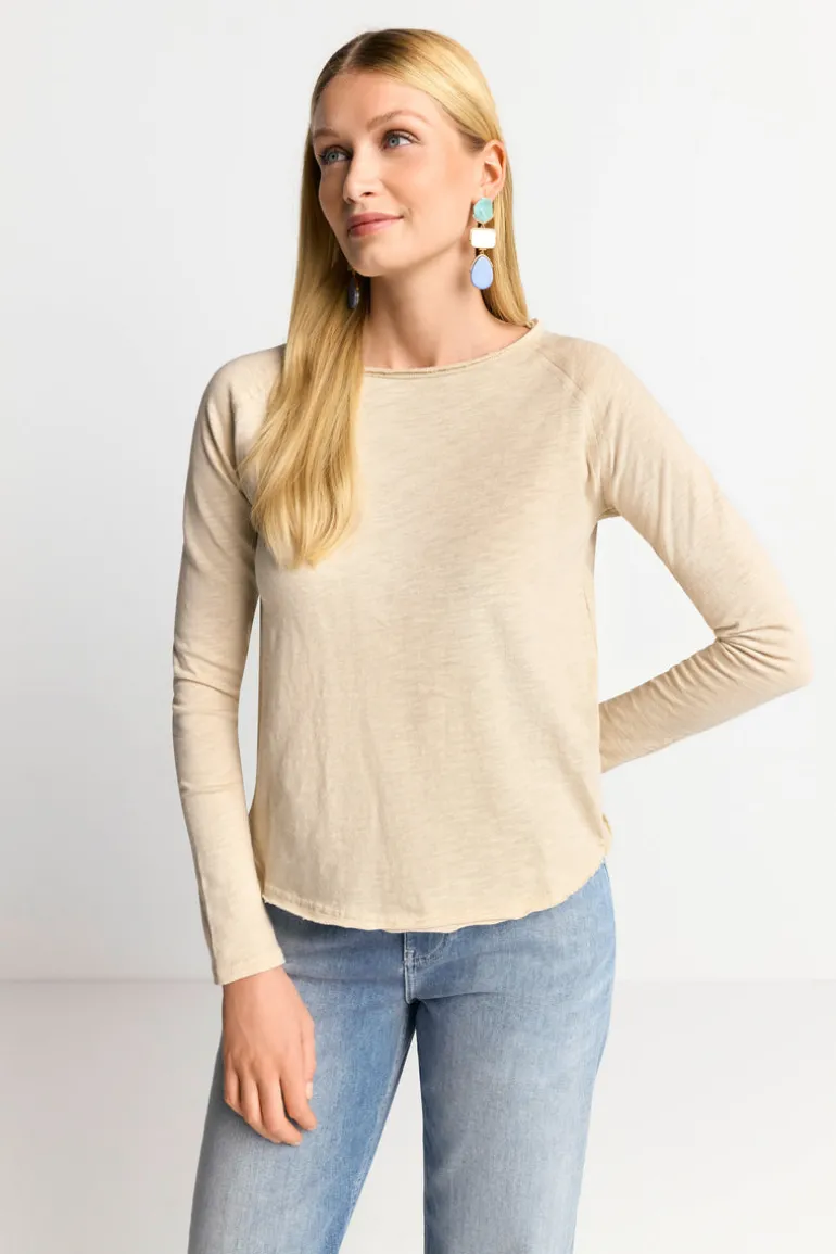 Longsleeve Aus Baumwolle