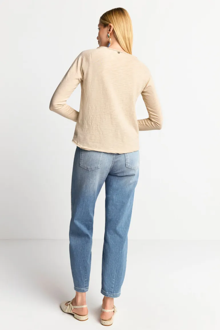 Longsleeve Aus Baumwolle