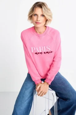 Statement-Sweater Mit Raglanärmeln