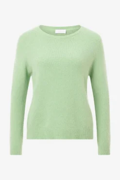 Strickpullover Aus Weichem Materialmix