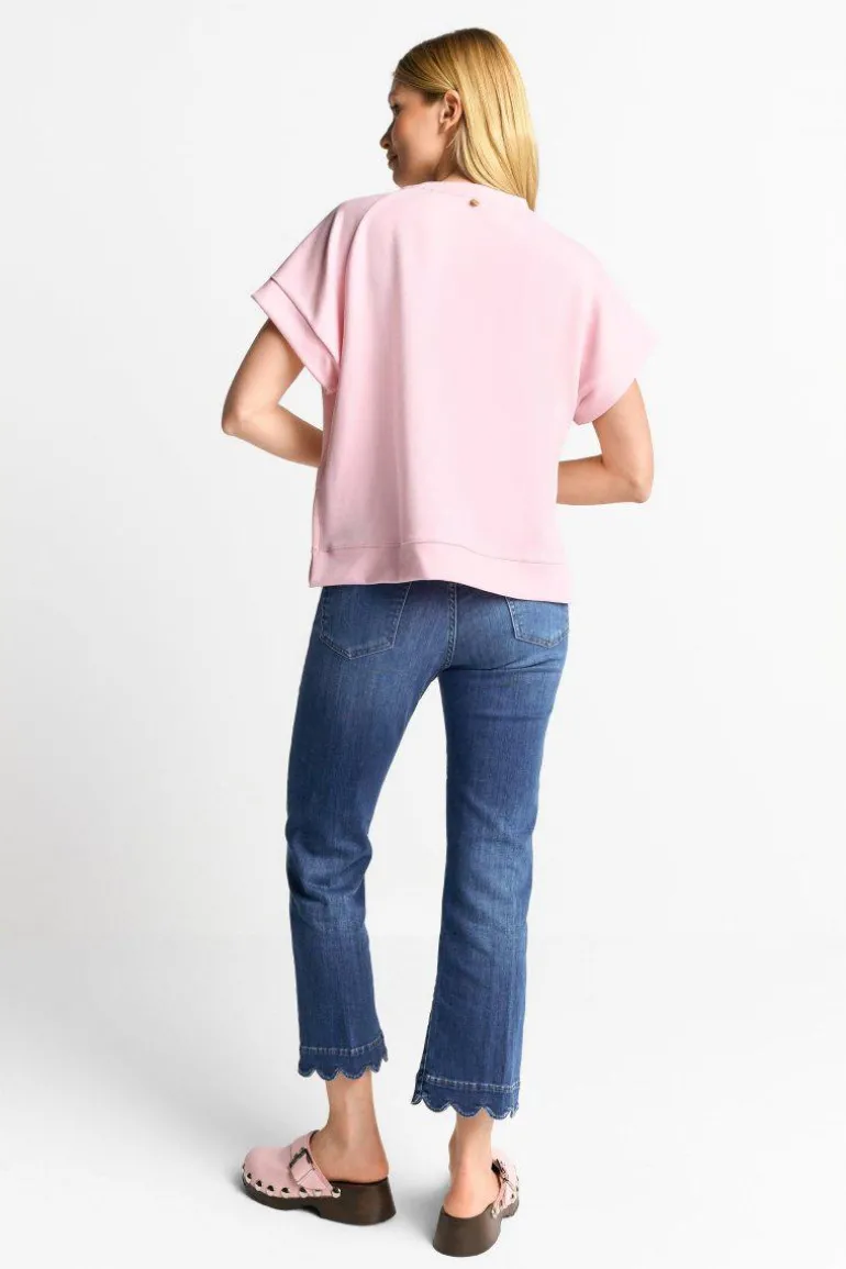 T-Shirt Aus Supersoftem Jersey