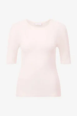 T-Shirt Aus Wollmix