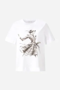 T-Shirt Mit Fashion-Print