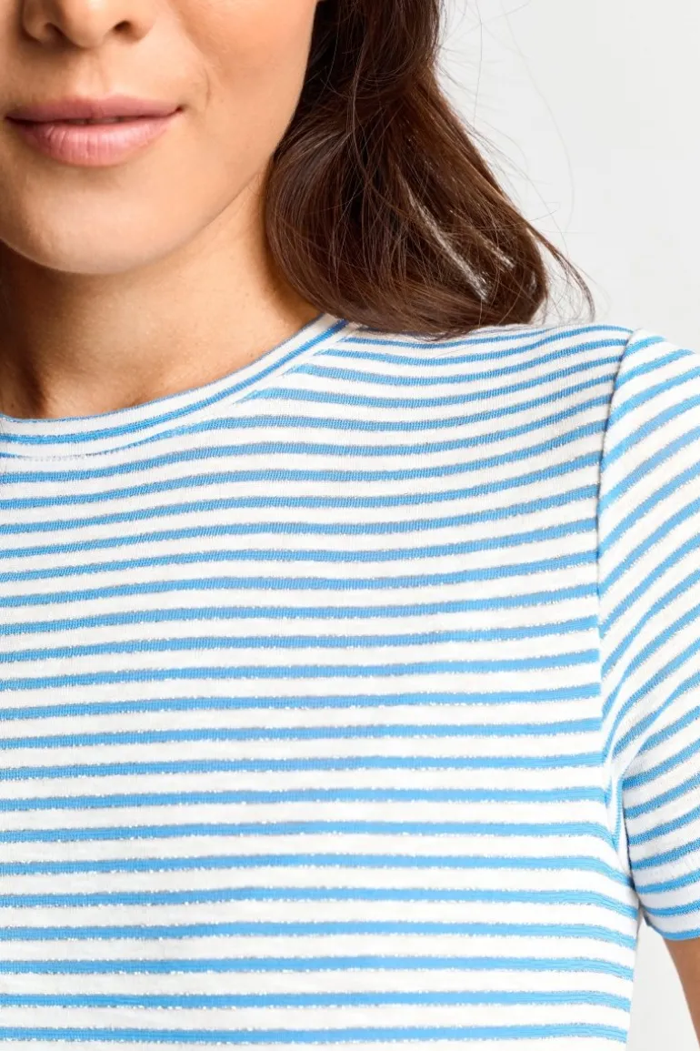 T-Shirt Mit Metallfäden