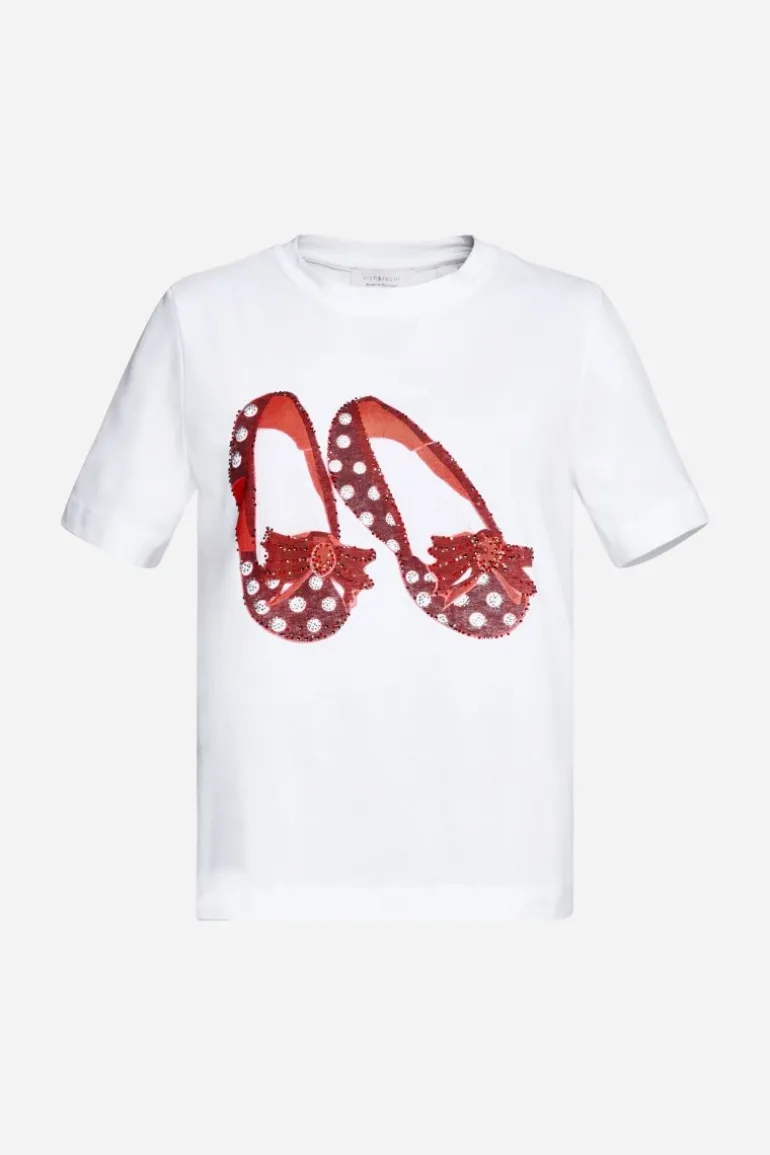 T-Shirt Mit Strassdetails